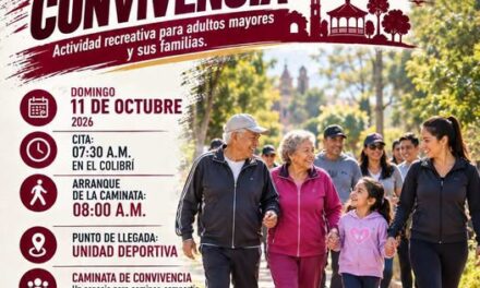 Invitan a caminata de convivencia para adultos mayores y sus familias en Tepeji del Río