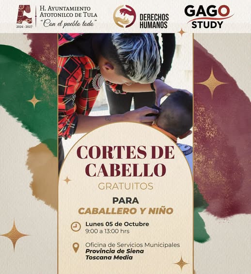 Realizarán jornada gratuita de cortes de cabello en Atotonilco de Tula