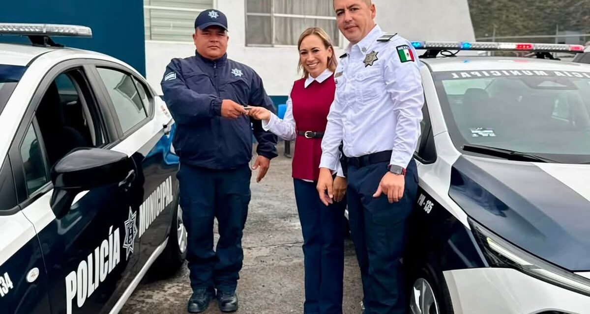 Refuerzan seguridad pública de Tepeji del Río con nuevo equipamiento policial