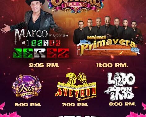 Con música y grandes invitados, Tepeji dará inicio a sus Fiestas de Octubre 2026