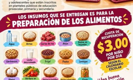 DIF Tepeji promueve el programa de Alimentación Escolar, Modalidad Caliente