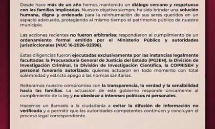 Comunicado gobierno municipal de Atotonilco de Tula