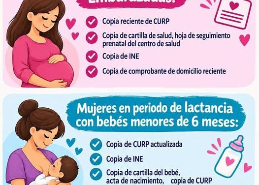 DIF Tepeji del Río anuncia apoyos para mujeres embarazadas y en periodo de lactancia