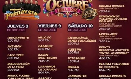 Hoy inician las Fiestas de Octubre Tepeji 2026
