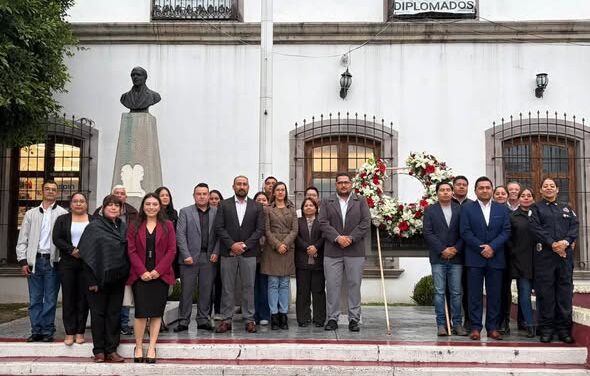 Tepeji del Río conmemora 468 años de su fundación con acto cívico