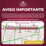 Anuncian cierres vehiculares adicionales en la Calzada Melchor Ocampo, en Tula