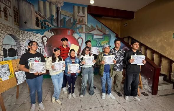 Inauguran exposición de dibujo realista de niñas, niños y jóvenes en Atotonilco de Tula