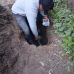 CAAMTROH repara tres fugas de agua potable en San José Piedra Gorda