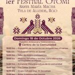 Santa María Macua será sede del Festival Otomí el próximo 18 de octubre