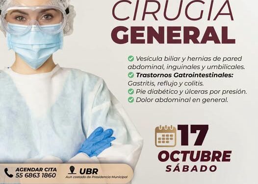 DIF Municipal anuncia jornada de atención en cirugía general en Atotonilco de Tula