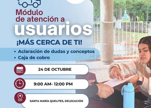 CAAMTROH acerca sus servicios a habitantes de Santa María Quelites