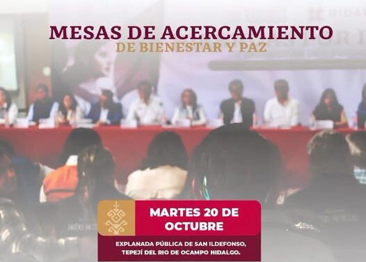 Las Mesas de Acercamiento de Bienestar y Paz llegan a San Ildefonso