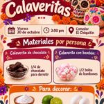 DIF Tepeji del Río invita a taller de elaboración y decoración de calaveritas