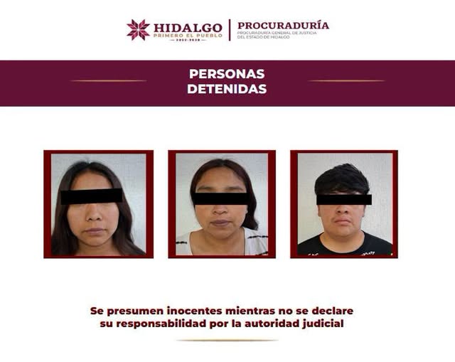 Detienen en Tula de Allende a tres personas en presunta posesión de armas de fuego y narcóticos