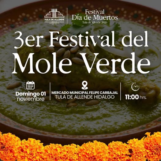 Tula de Allende celebrará el Tercer Festival del Mole Verde
