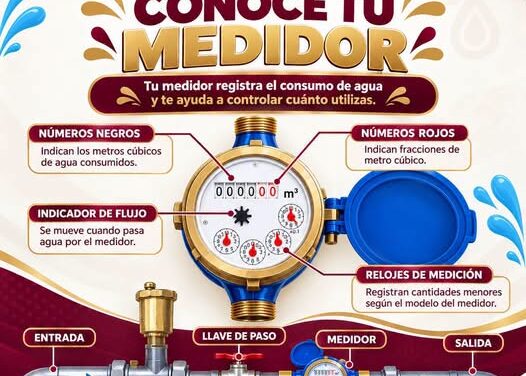 CAAMTROH promueve el conocimiento del medidor de agua para fomentar el consumo responsable